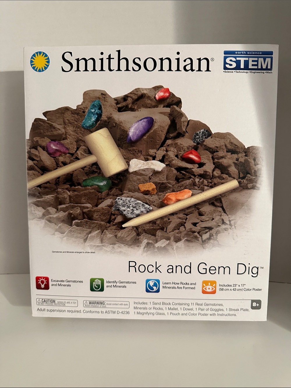 Rock and Gem Dig Kit - Multicolor